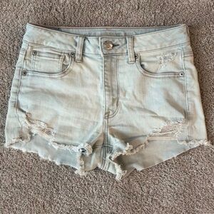 American Eagle Light Wash Denim Shorts